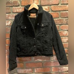 Corduroy Levi’s Black Jacket